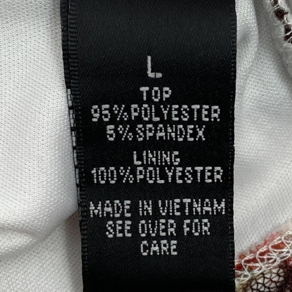 Agb Long Sleeve Printed Sweetheart Neckline Blouse - Picture 10 of 12